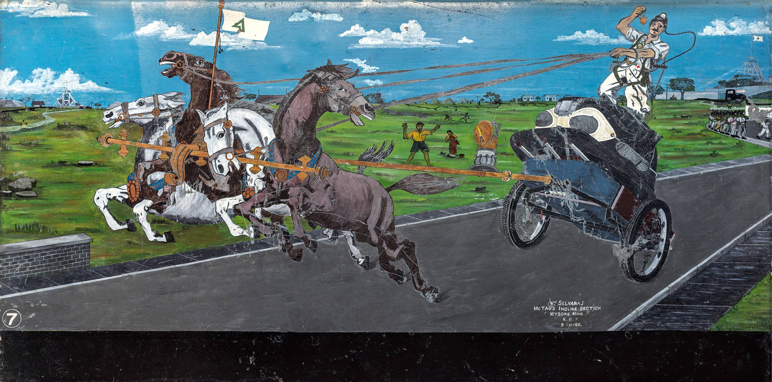 V. Selvarag. Safety Week Poster No. 7. 1966